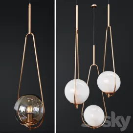 Pendant Lamp Loop Brass